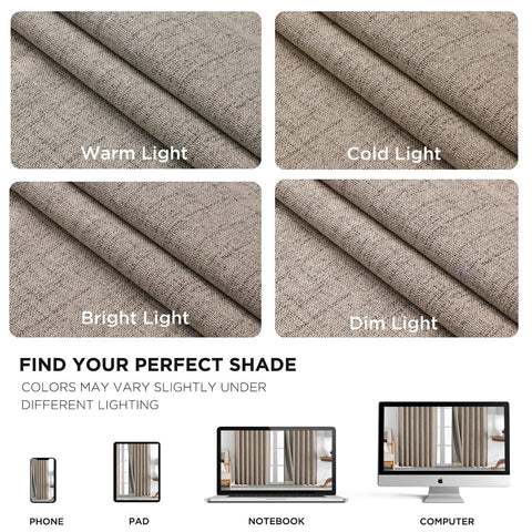 Joydeco care label and folded panel showing machine-washable fabric benefits