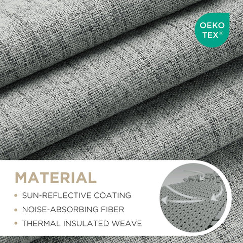 Joydeco close-up linen texture highlighting premium fabric look