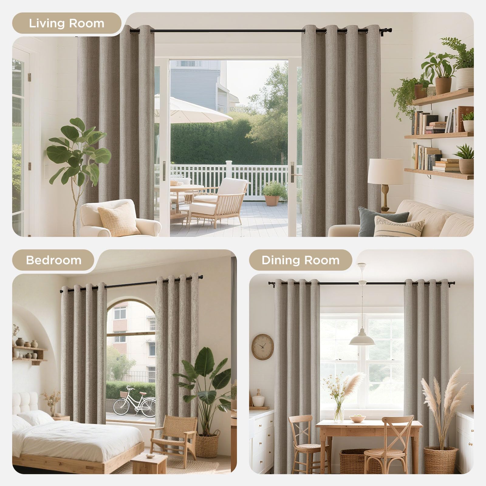 Joydeco curtains in a darkened media room improving viewing comfort and darkness