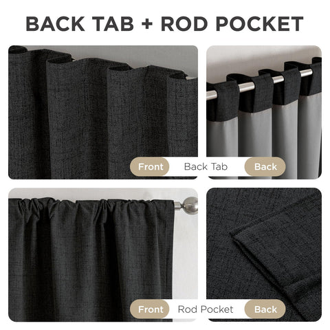 Joydeco partially open drapes blocking sunlight while allowing controlled light benefit