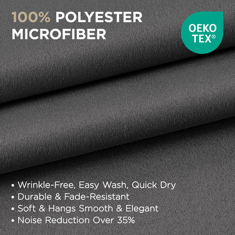 Joydeco close-up of microfiber texture highlighting soft feel and durability