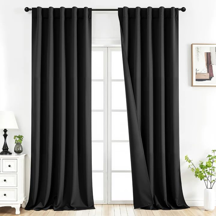 Joydeco front view of 108 inch panels showing full coverage and sleek finish