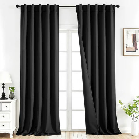 Joydeco front view of 108 inch panels showing full coverage and sleek finish