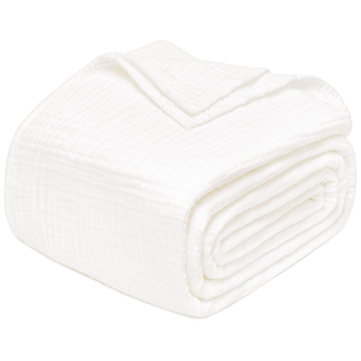 Joydeco front view throw blanket showing full 50x70 size and drape benefit