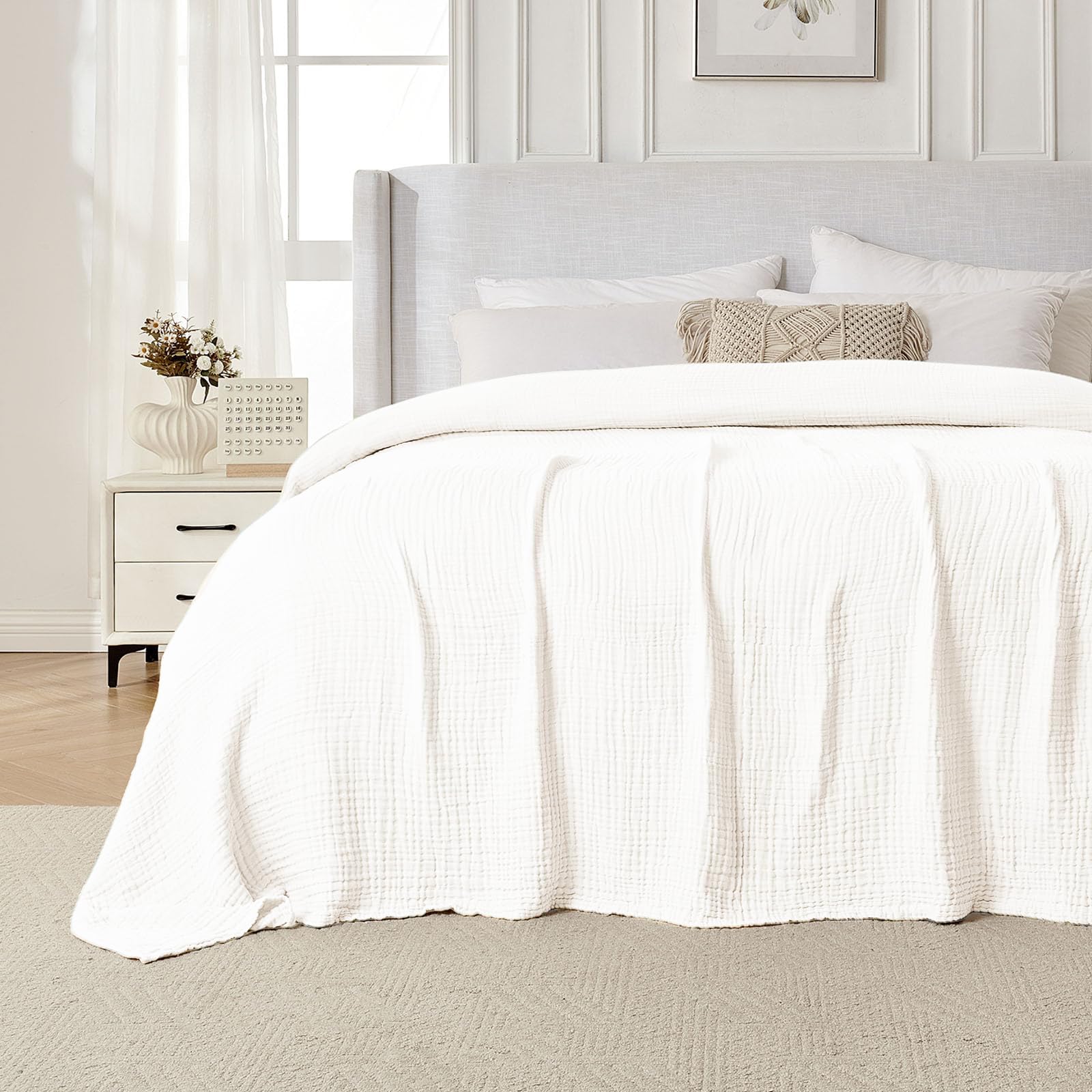Joydeco blanket fresh from wash showing enhanced softness benefit