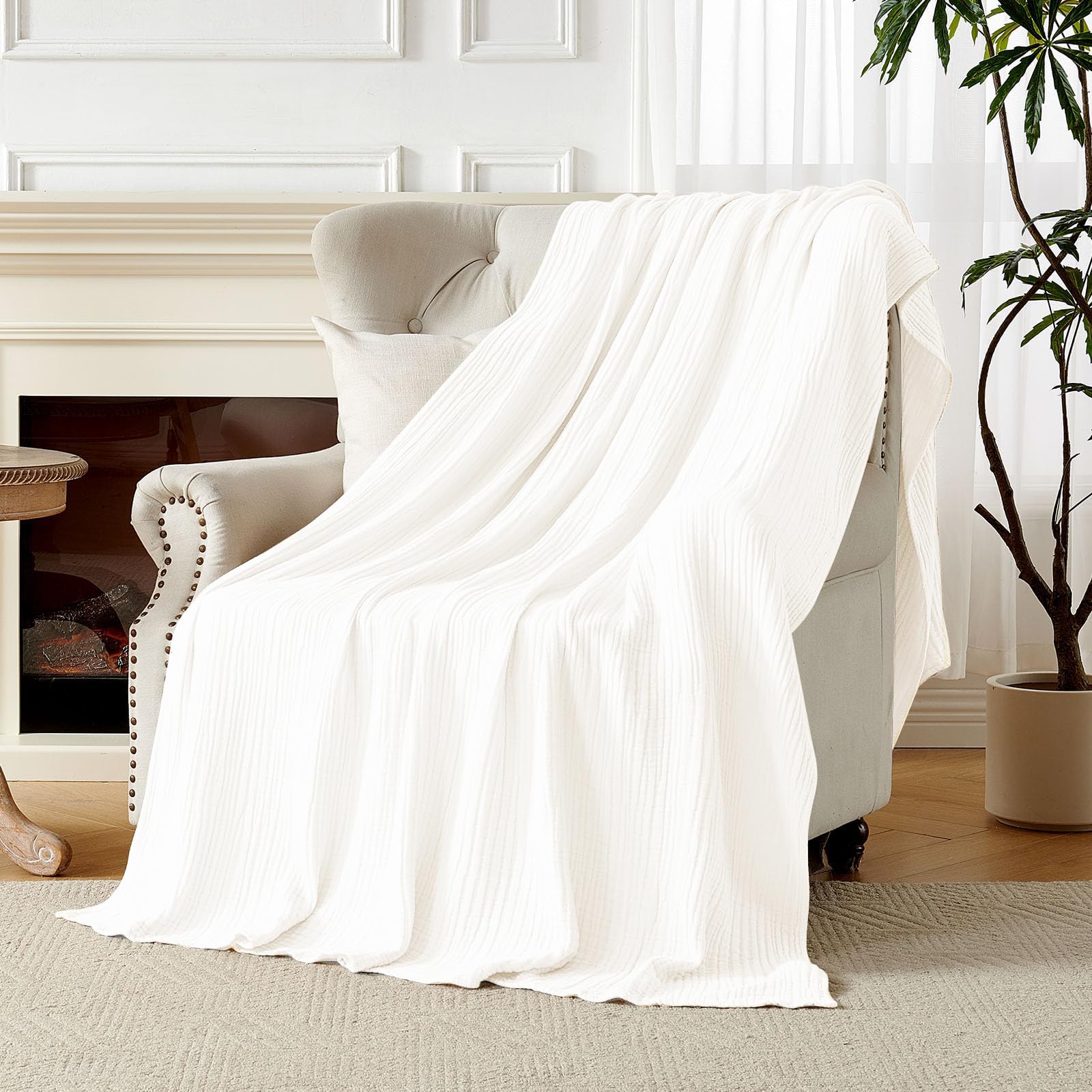 Joydeco blanket packed in backpack ideal for travel convenience and warmth
