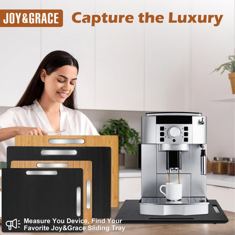 Joy&Grace in kitchen lifestyle scene improving accessibility and tidy counters