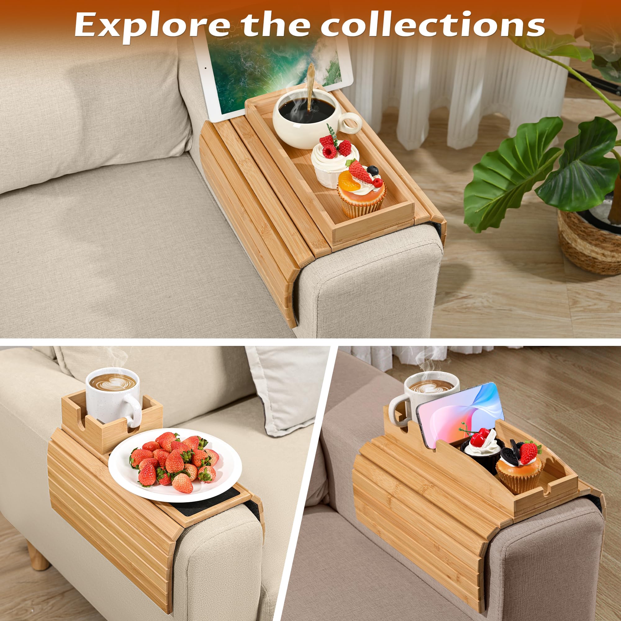 Joy&Grace folded tray flat ready for compact storage and portability