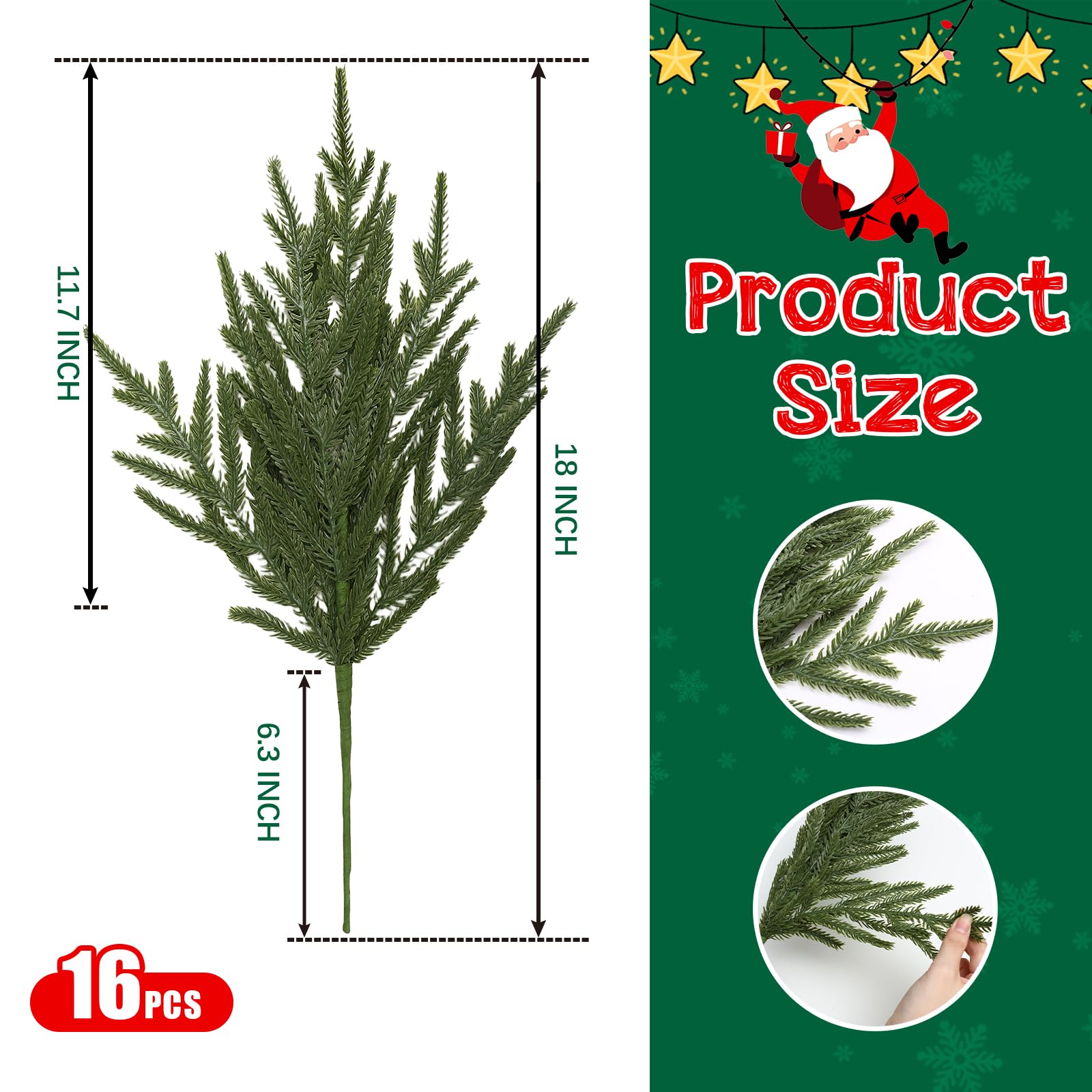 joyhalo stems arranged in a vase adding evergreen freshness to a table