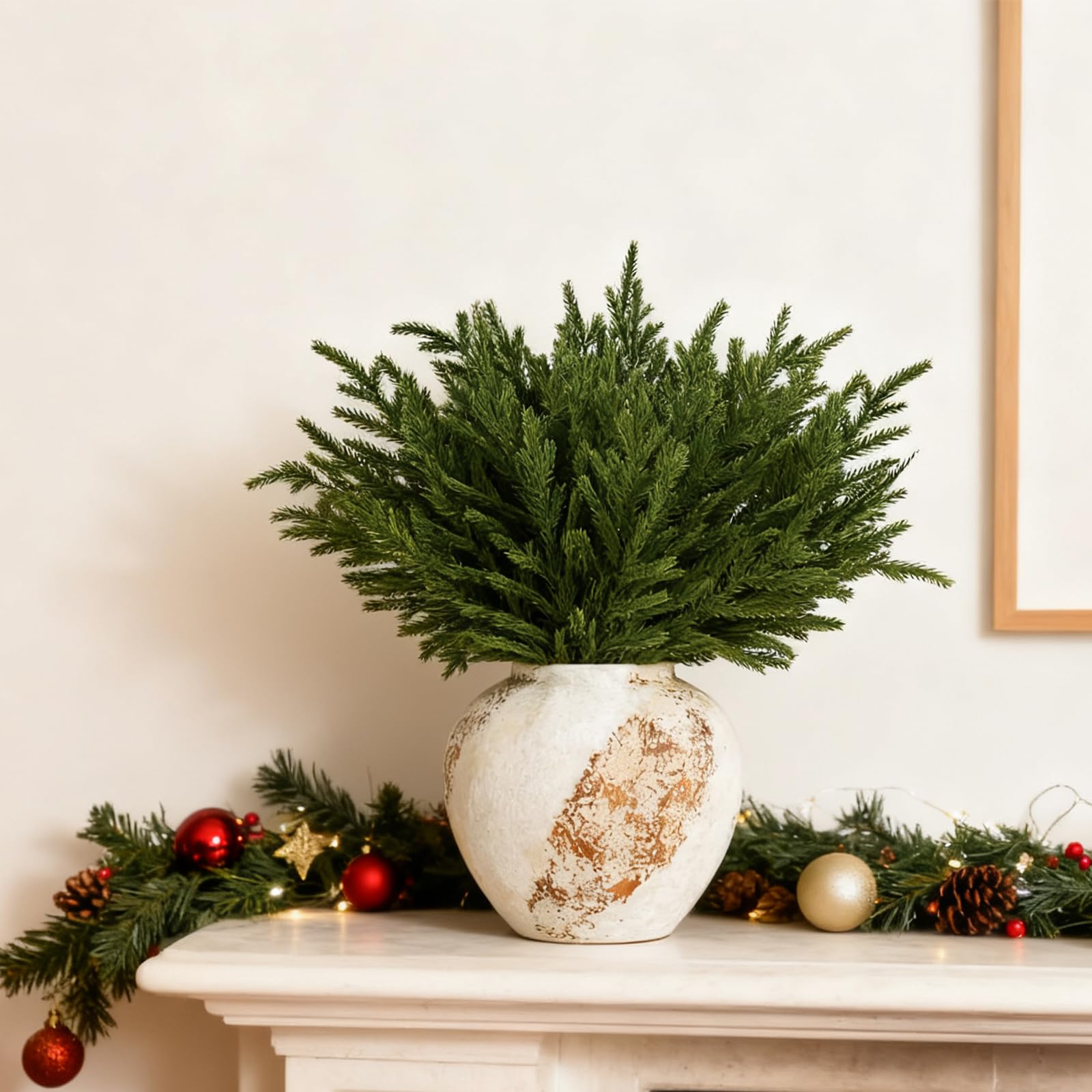 joyhalo stems being shaped into a wreath showing bendable, craft-friendly branches