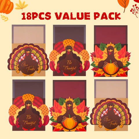 JOYIN close-up turkey print showcasing vivid autumn colors and clear seasonal detail