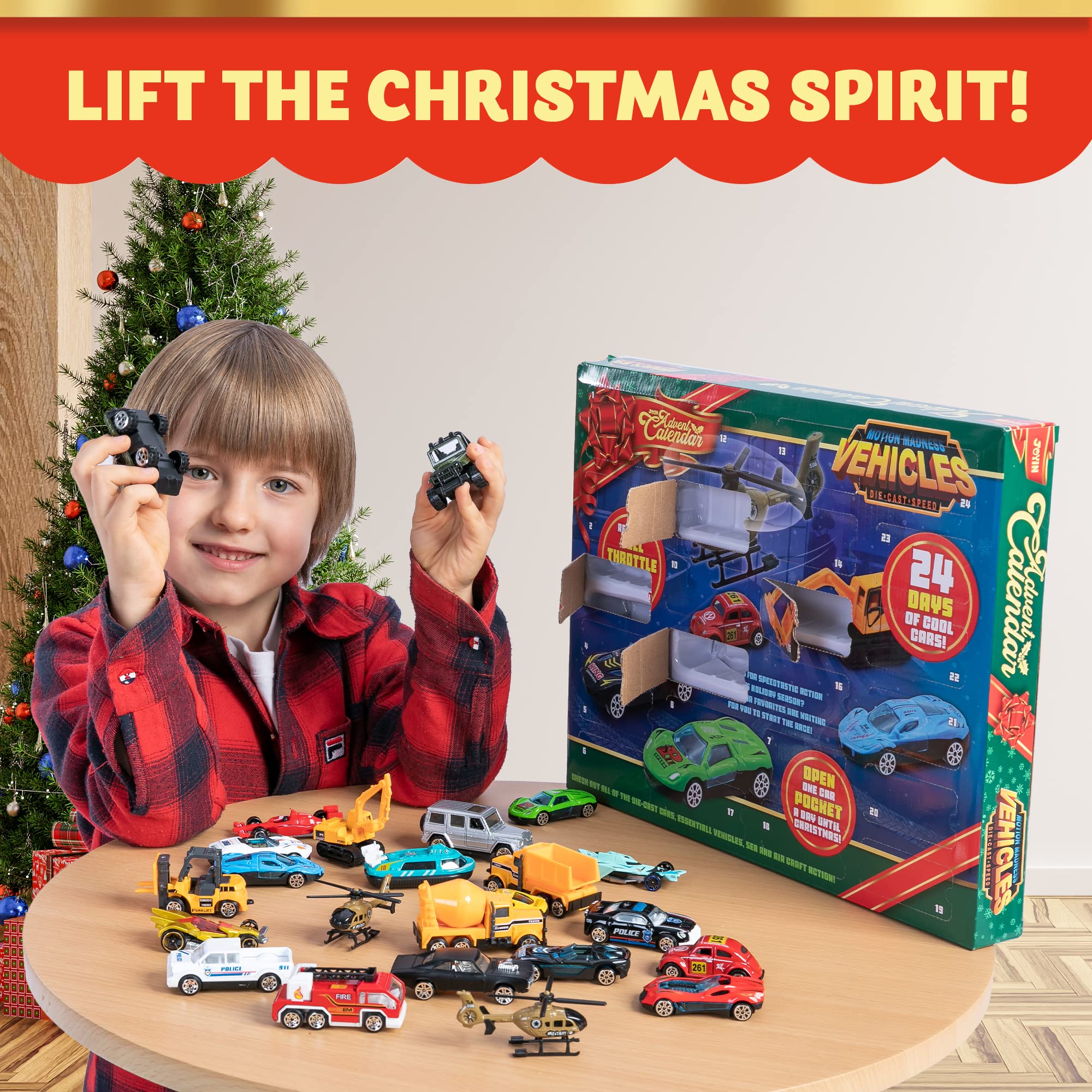 JOYIN festive gift box on table, ready-to-give presentation for holiday gifting