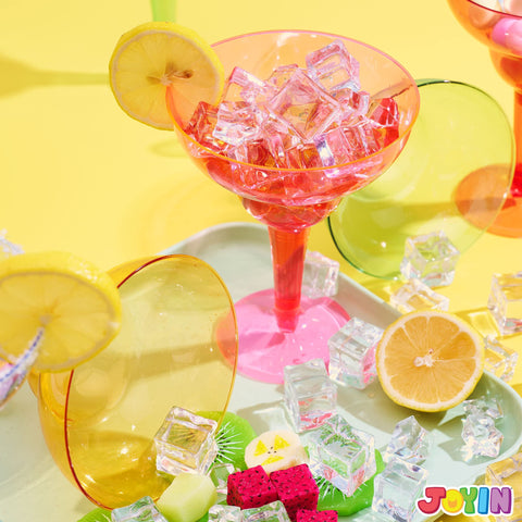 JOYIN margarita cups on a decorated table illustrating festive serving solution