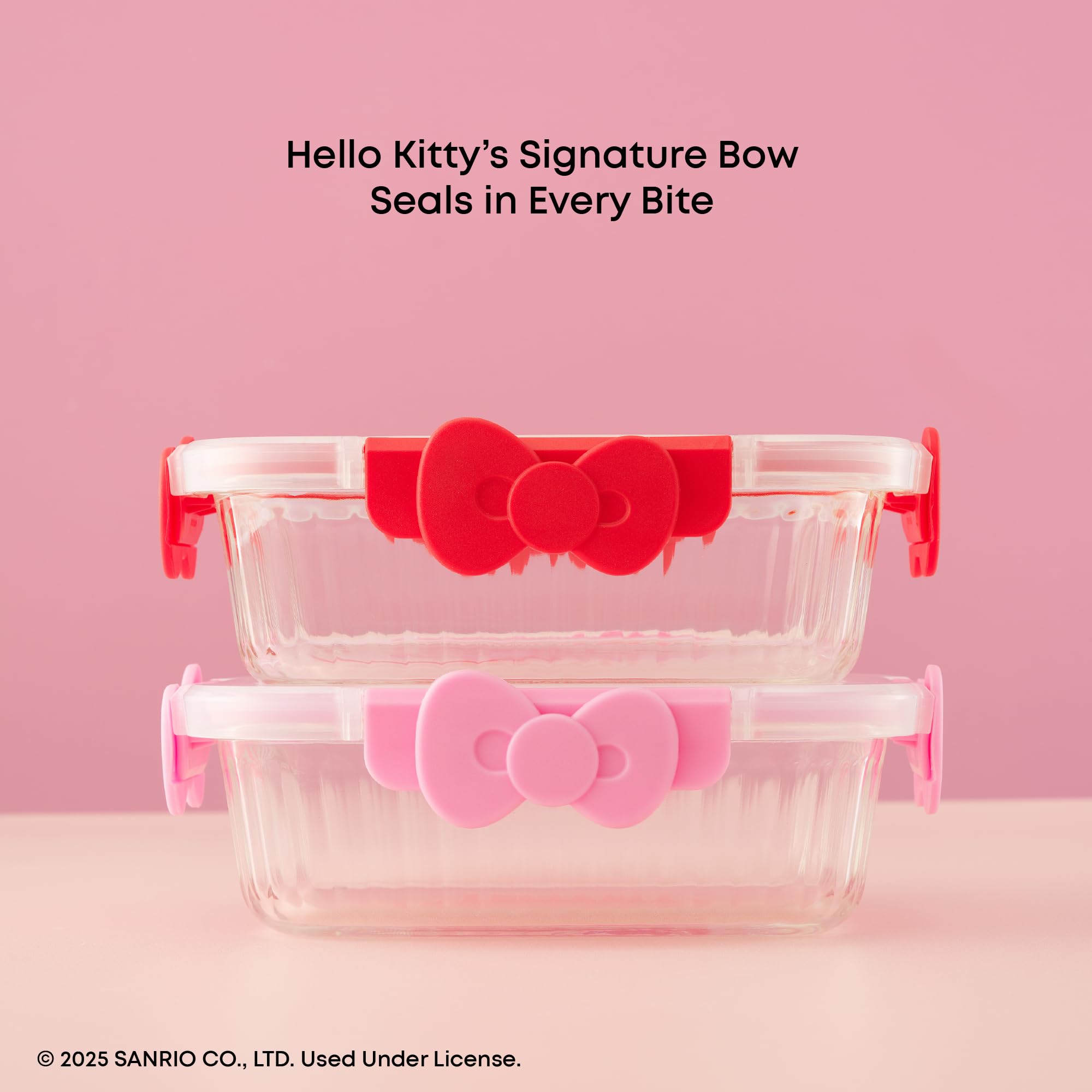 JoyJolt Hello Kitty held in hand for size comparison and portion control clarity