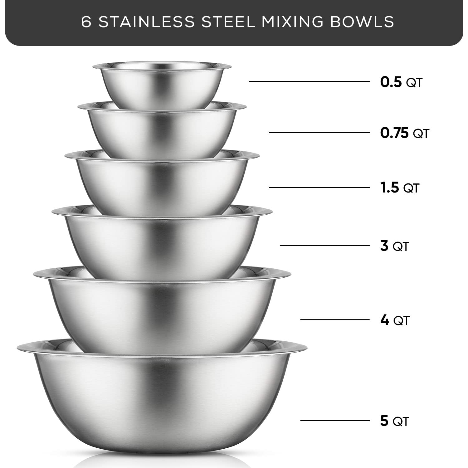 JoyJolt close-up of large bowl inner surface highlighting smooth finish and easy mixing