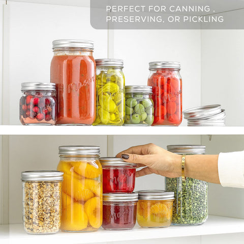 JoyJolt jar held in hand to show size and practical scale benefit