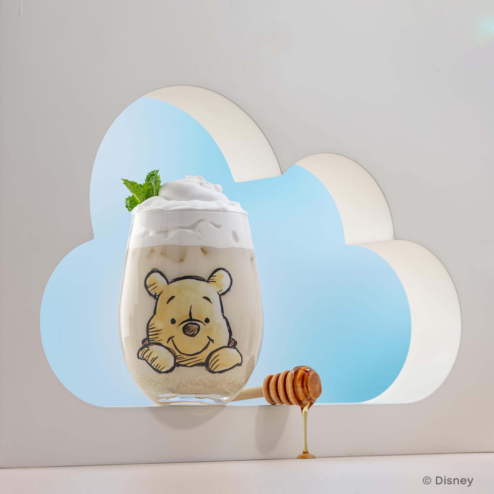 JoyJolt Eeyore close-up print on glass, subtle contrast and collectible appeal