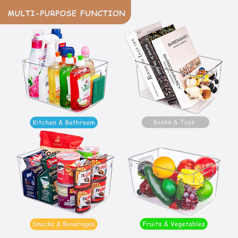 Joymeezo stacked bins on pantry shelf maximizing vertical space benefit