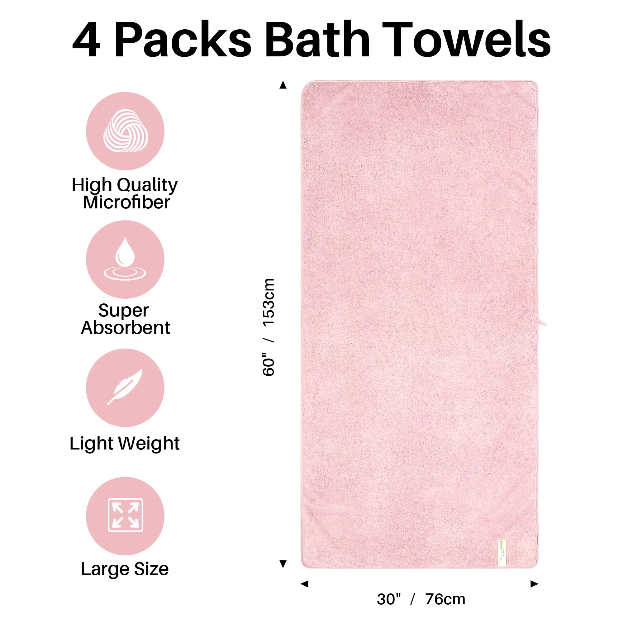 JOYMOOP microfiber texture closeup reveals soft fibers for faster drying