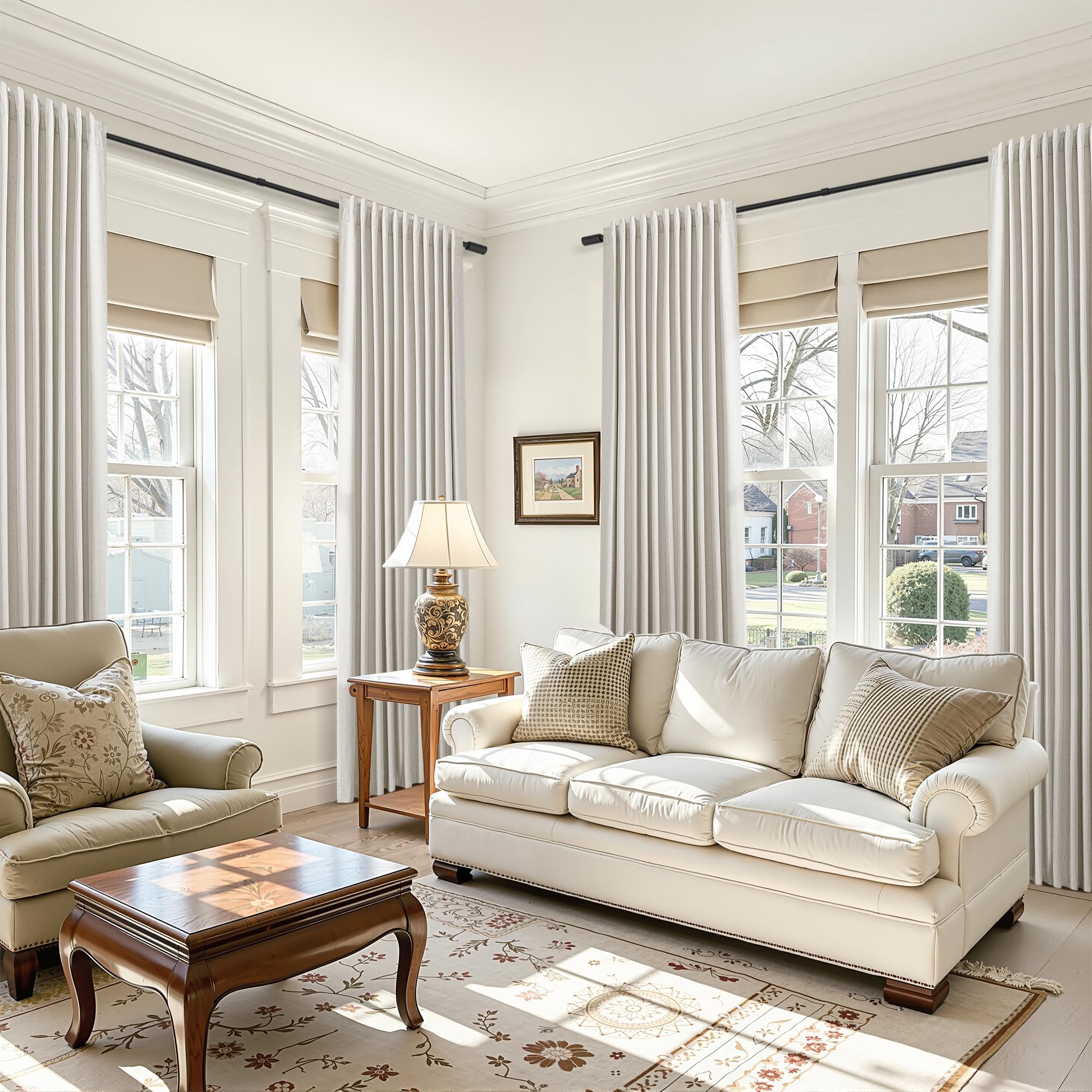 Joywell installed in bedroom scene offering privacy, darkness, and cozy ambiance