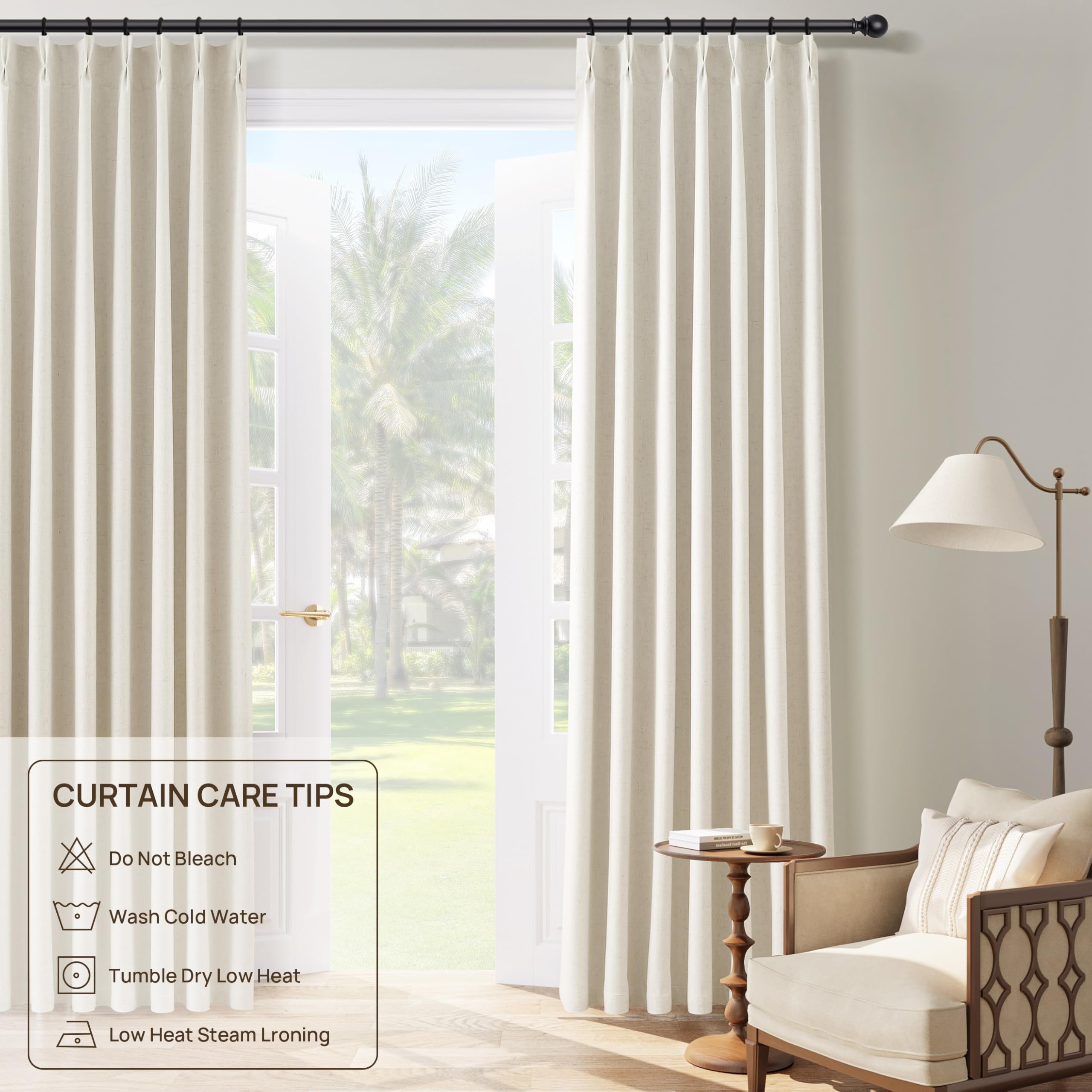 Joywell panels next to window frame showing 96-inch length and scale for proper coverage