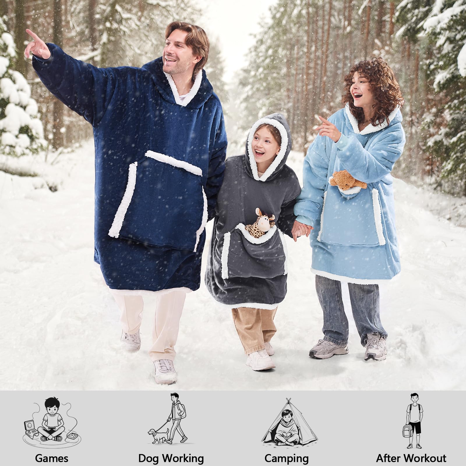 JOYWOO pet pocket in use holding a cat to demonstrate hands-free warmth