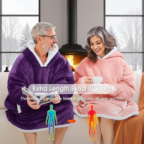 JOYWOO hood and collar detail showing cozy coverage and protection