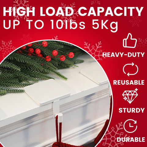 Joyyy holder in use with heavy stocking demonstrating secure hold and reliability