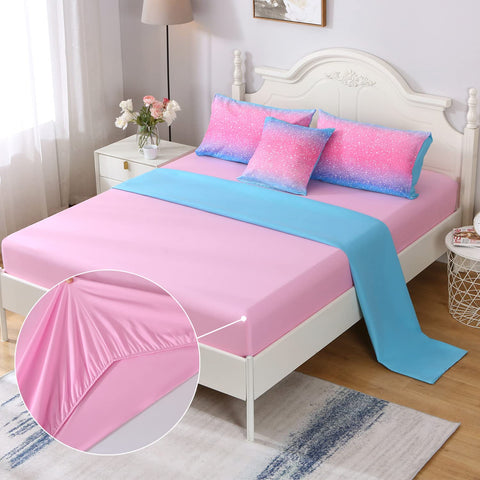 JQinHome comforter in room lifestyle highlights cheerful bedroom ambiance