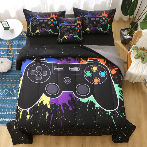 JQinHome 3D controller print detail emphasizing vibrant gaming style