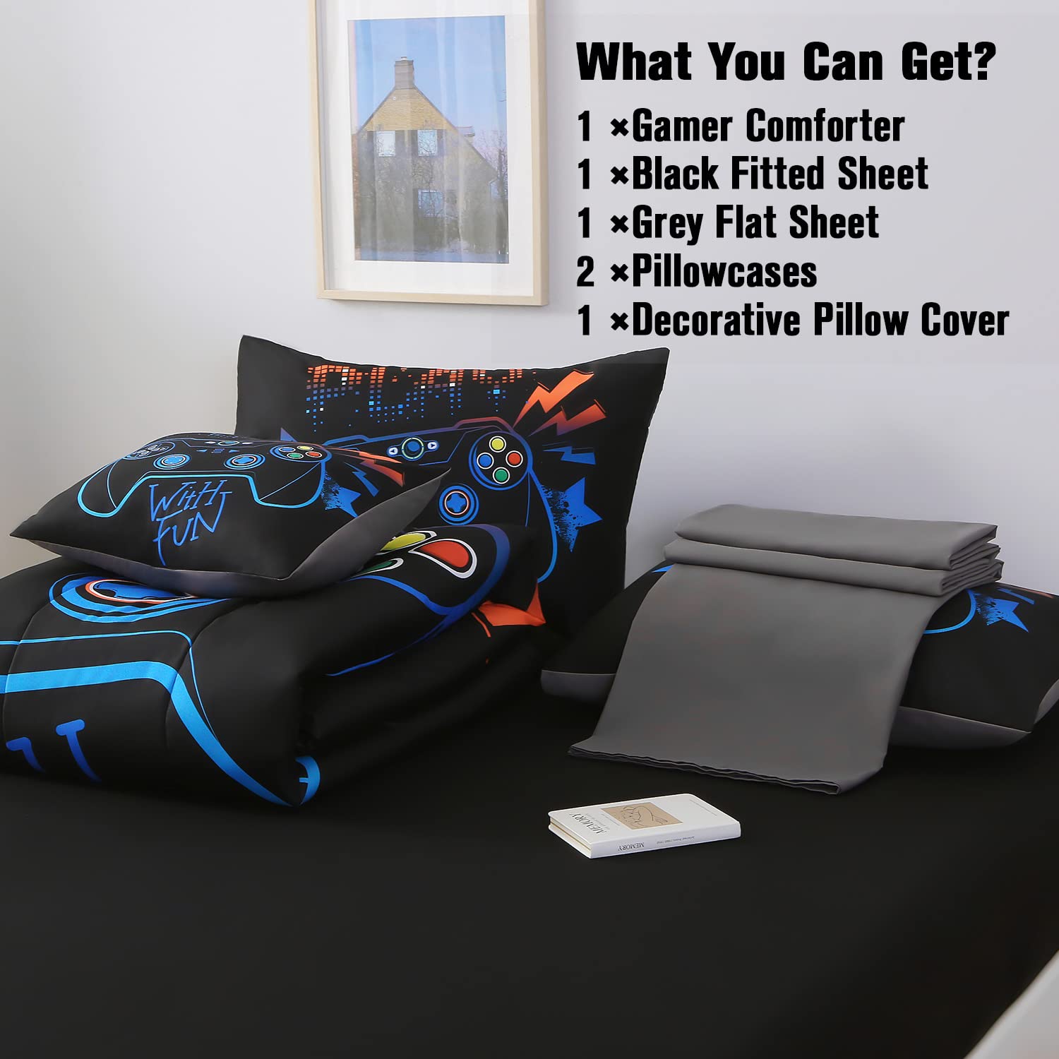 JQinHome cushion cover close-up with zipper showing decorative accent and easy use