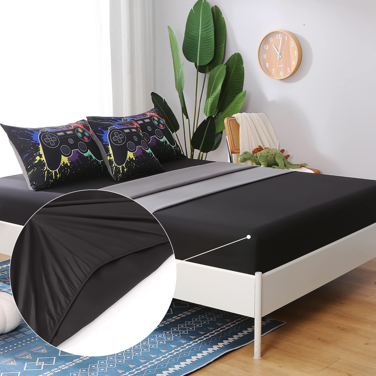 JQinHome cushion cover detail adding decorative accent and color pop
