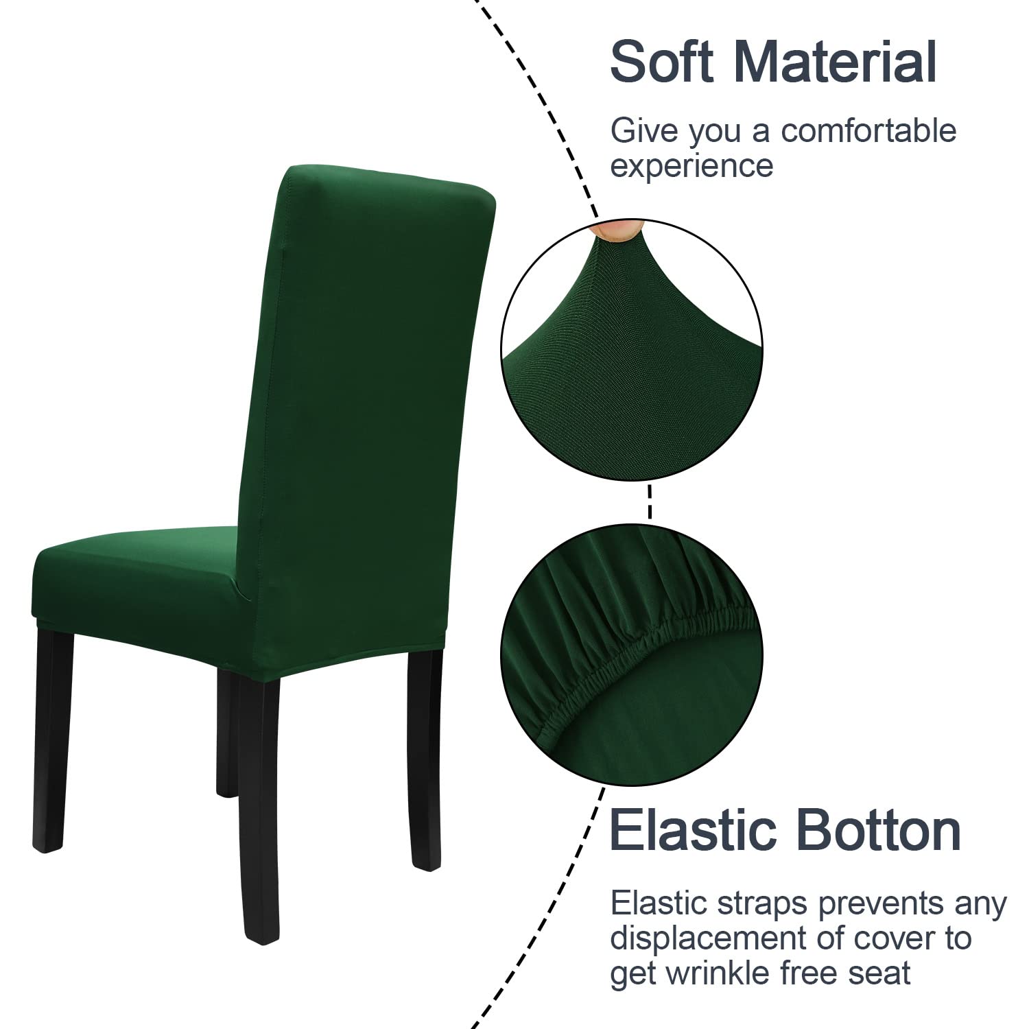 JQinHome fitted seat and back profile for tailored dining look