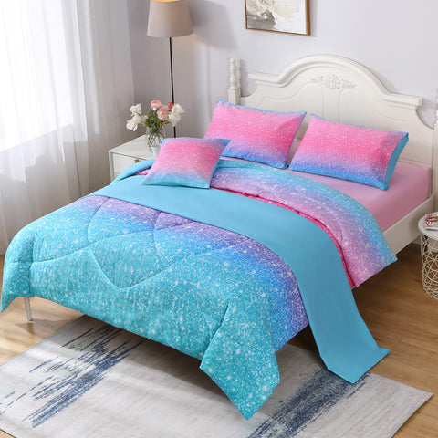 JQinHome sheet and pillow detail displays matching colors and tidy envelope closure