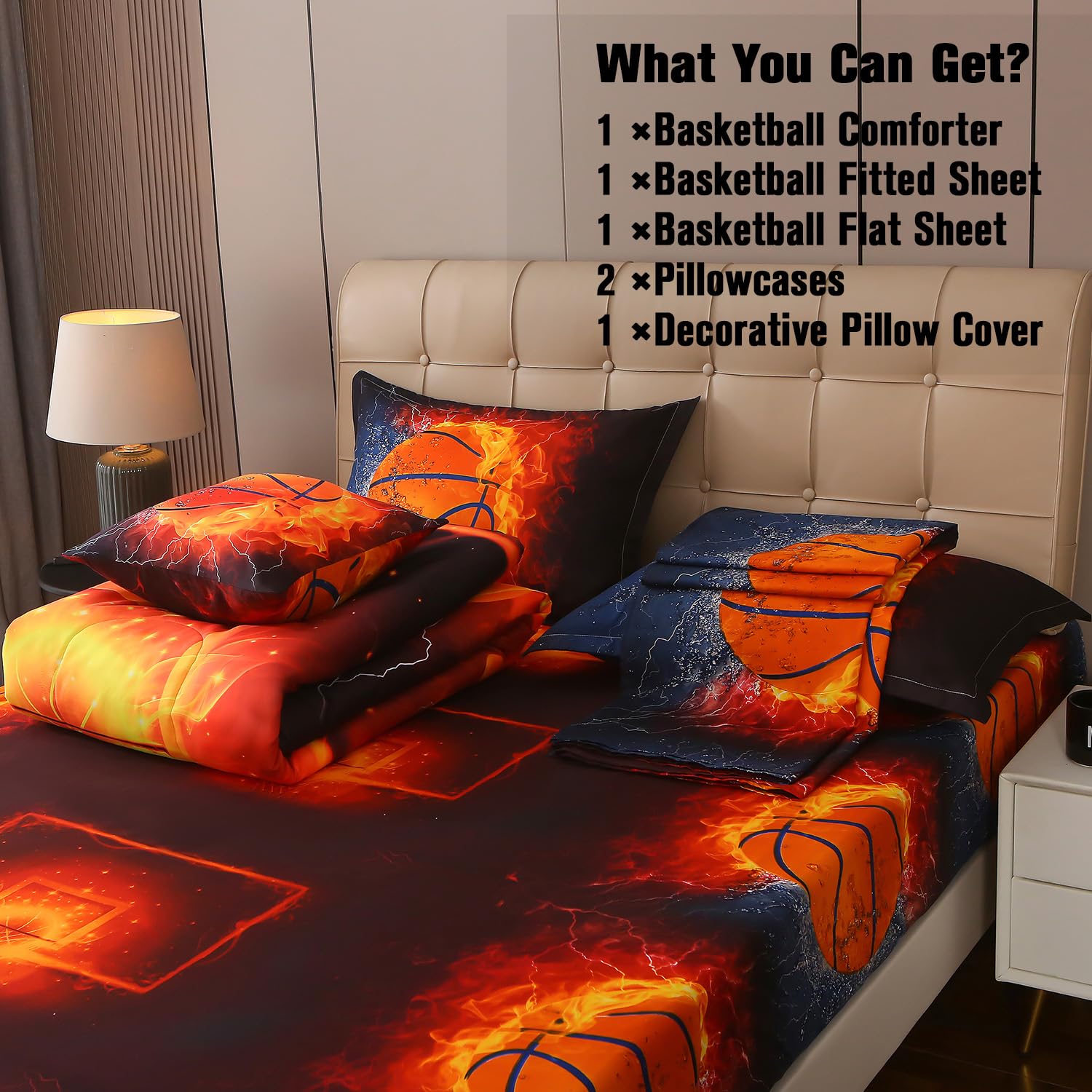 JQinHome twin bed size comparison demonstrating proper fit and full twin coverage