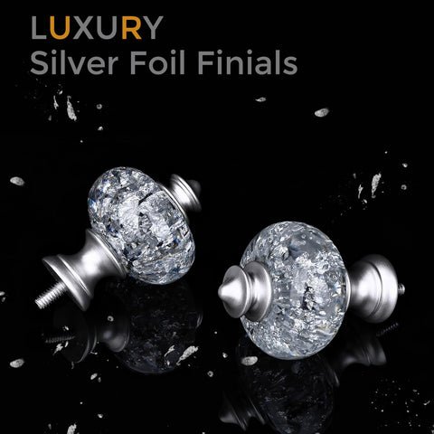 JRZOO translucent crystal finial close-up adding elegant sparkle to windows