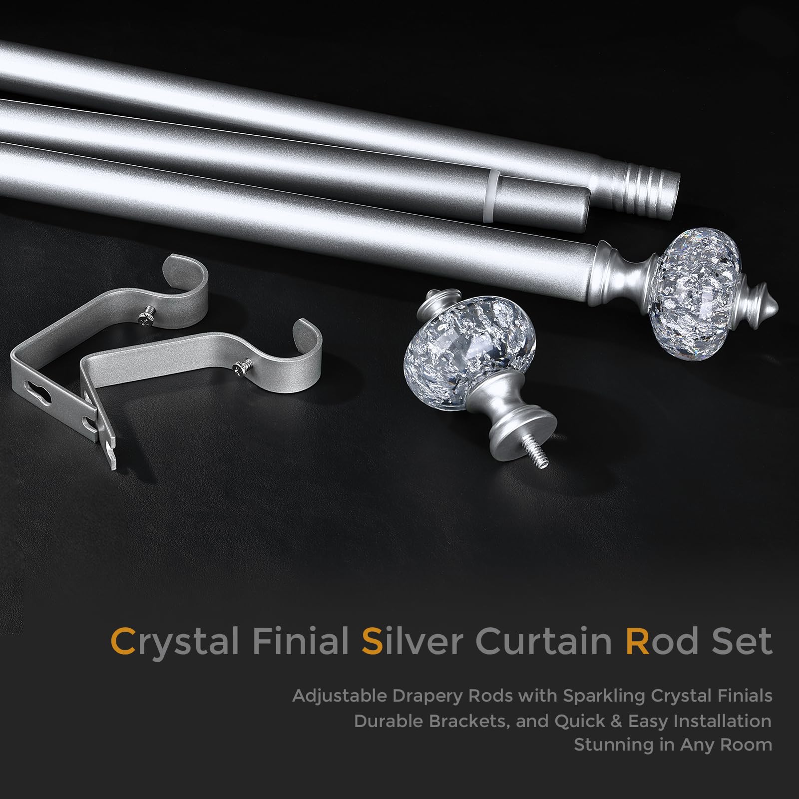 JRZOO bracket and screws close-up illustrating secure wall mounting