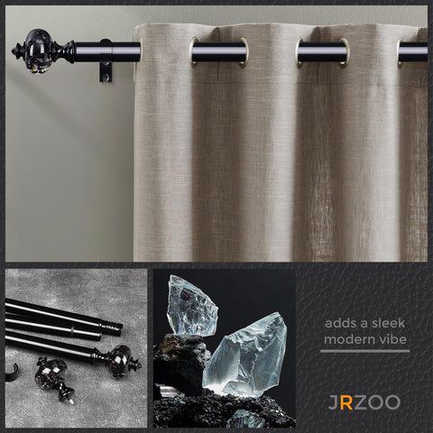 JRZOO rod next to window for size scale demonstrating coverage options