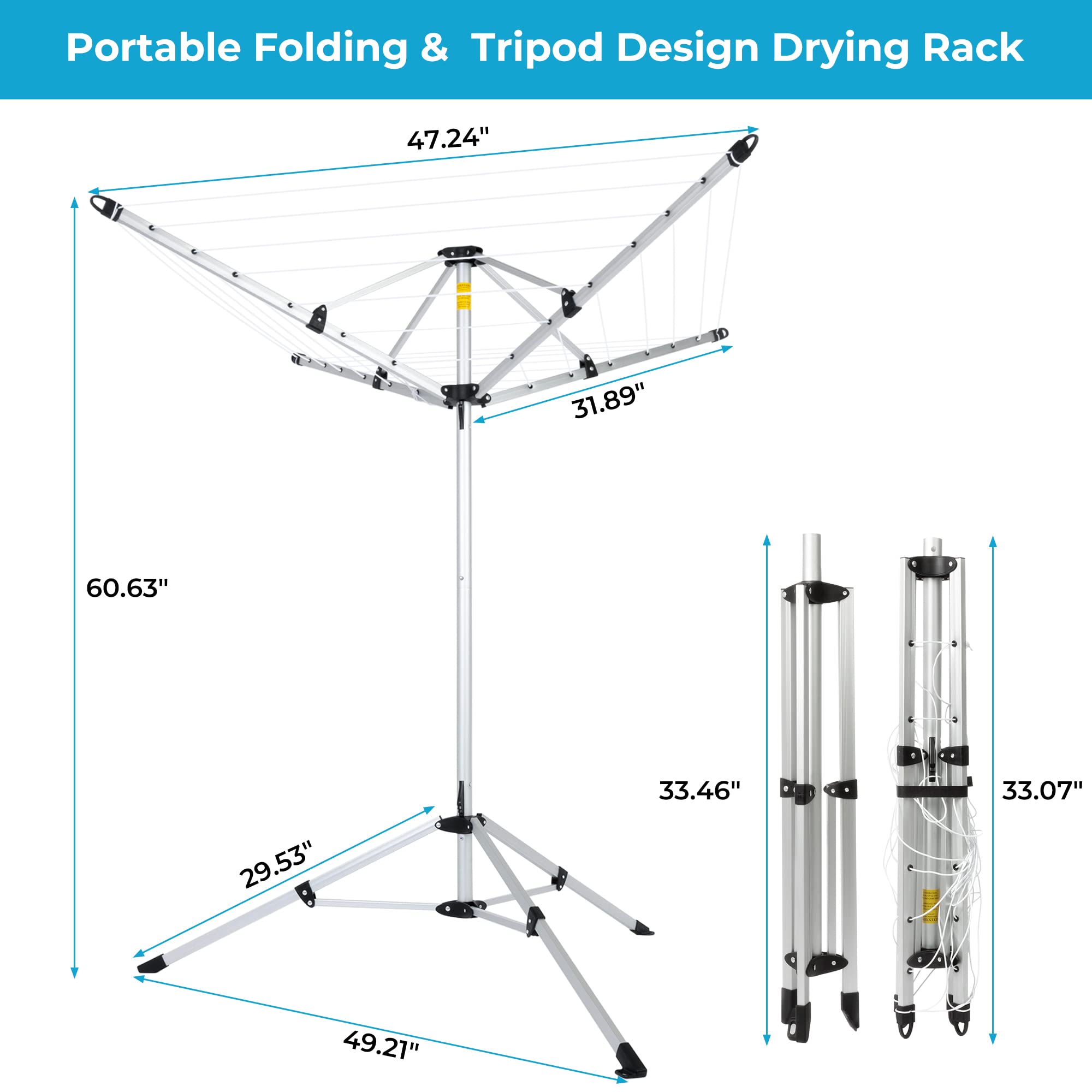 JS HANGER folded in carry bag for compact storage and easy transport