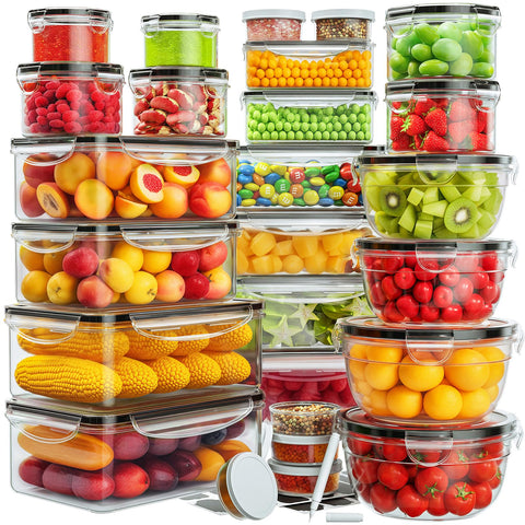 JSCARES front view of entire 52-piece set showing organized layout and benefits