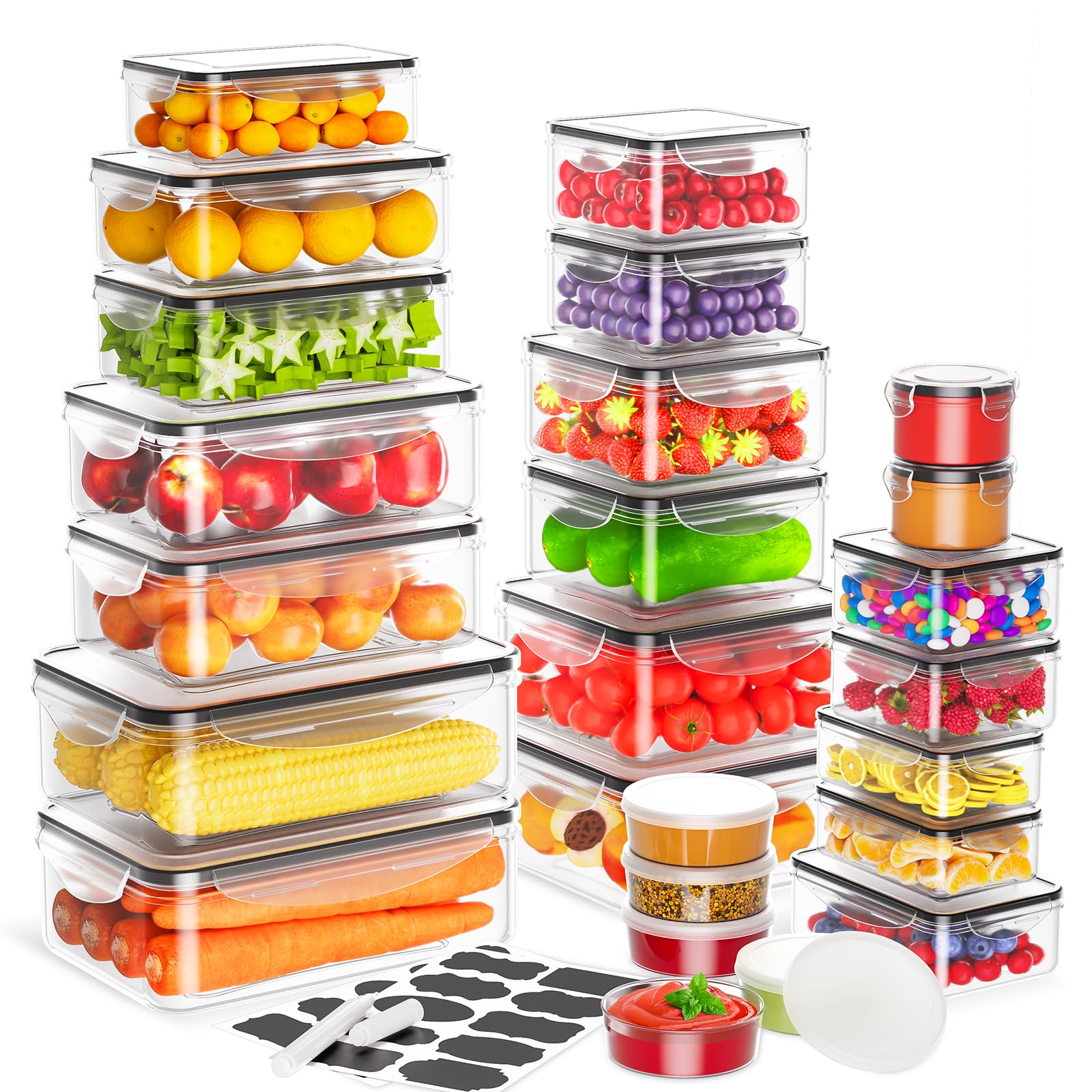 JSCARES front packaging showing full 50-piece set and organized layout
