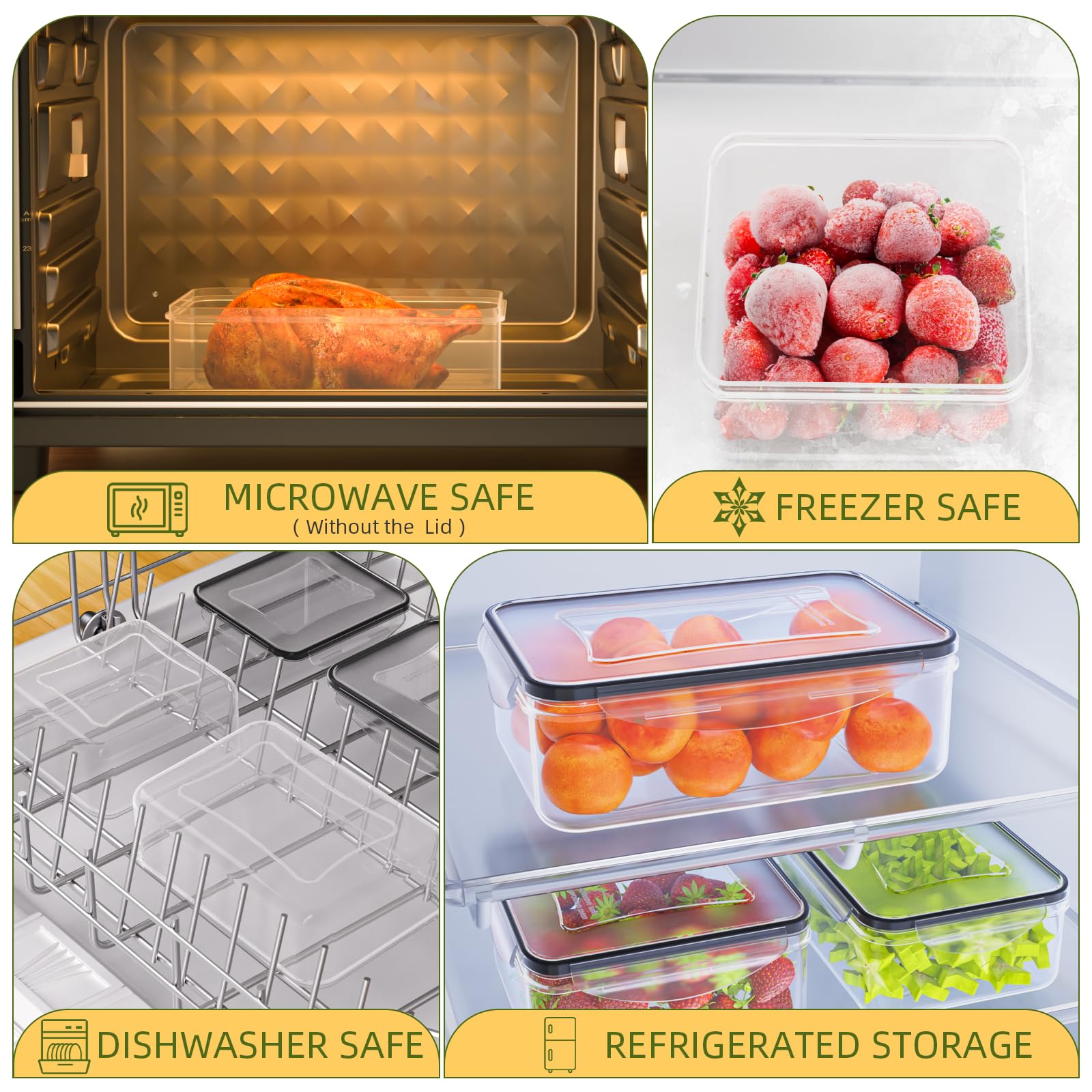 JSCARES containers packed in a picnic basket for portable meal solutions