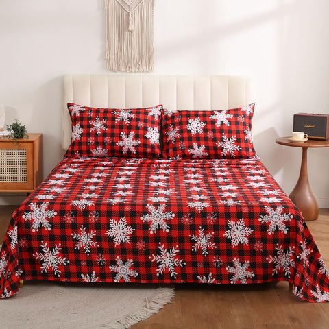 JSD folded sheet set stacked neatly ready to store showing tidy organization and space saving