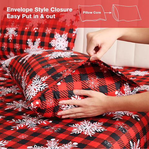 JSD fitted sheet pocket depth beside ruler showing 15-inch fit for toppers and thick mattresses