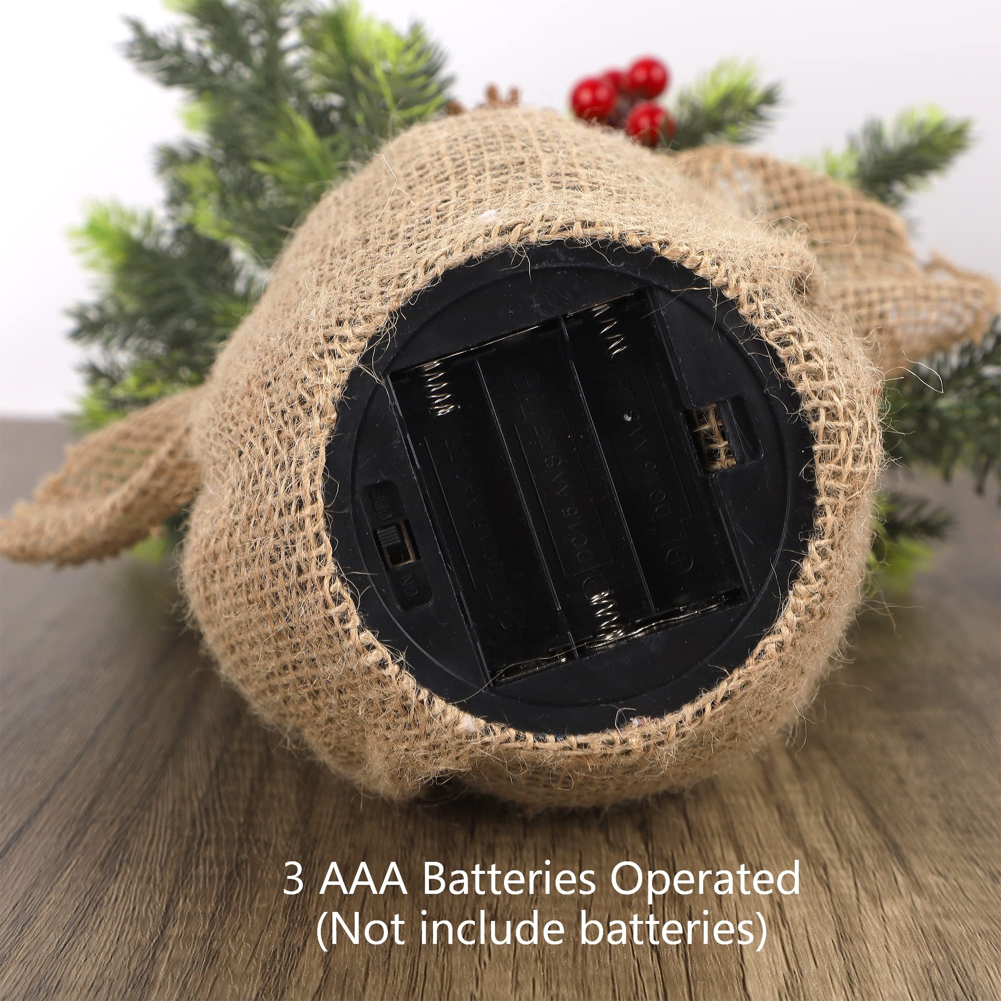 Juegoal burlap-wrapped base and trunk providing stable support benefit
