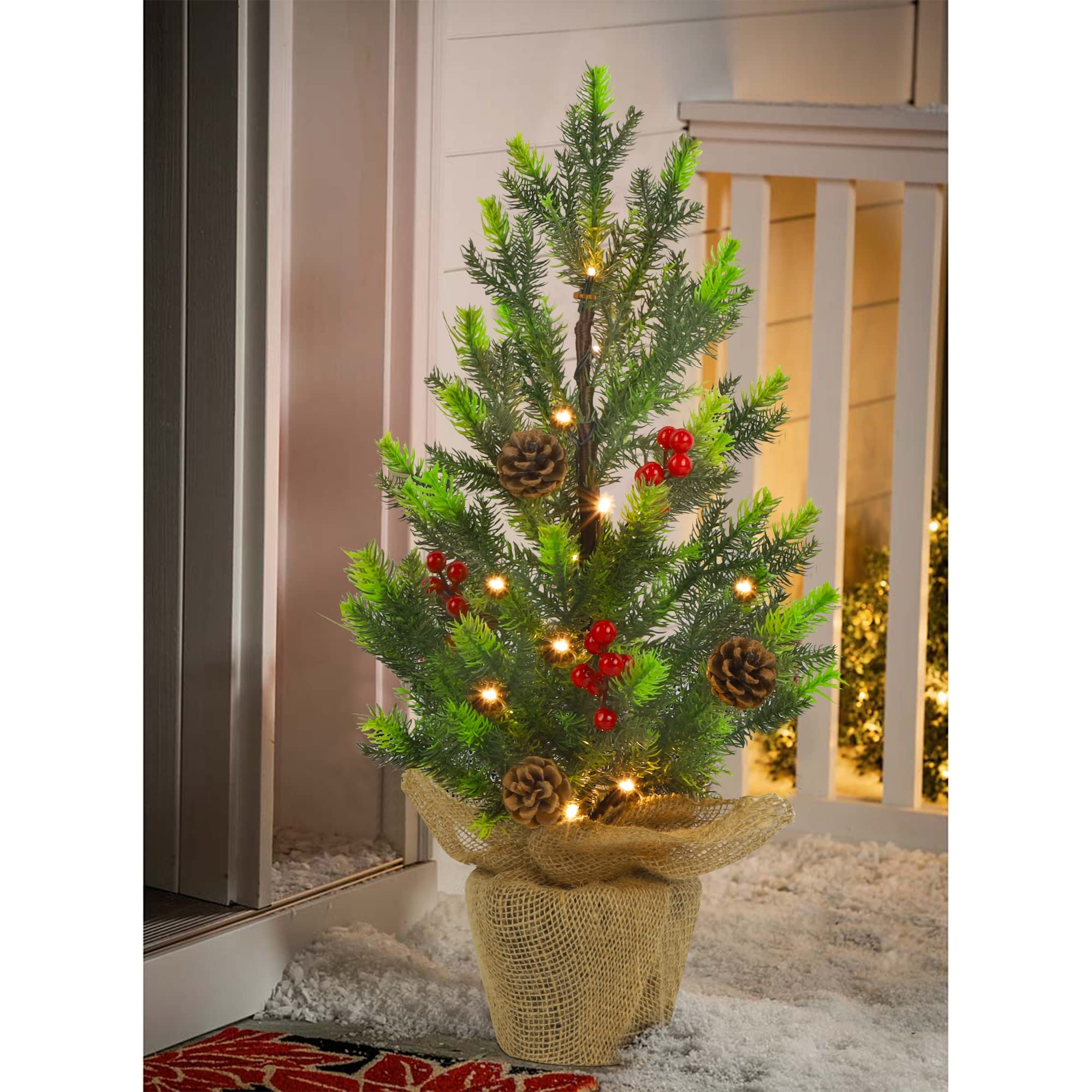 Juegoal folded tree compact for storage saving space benefit
