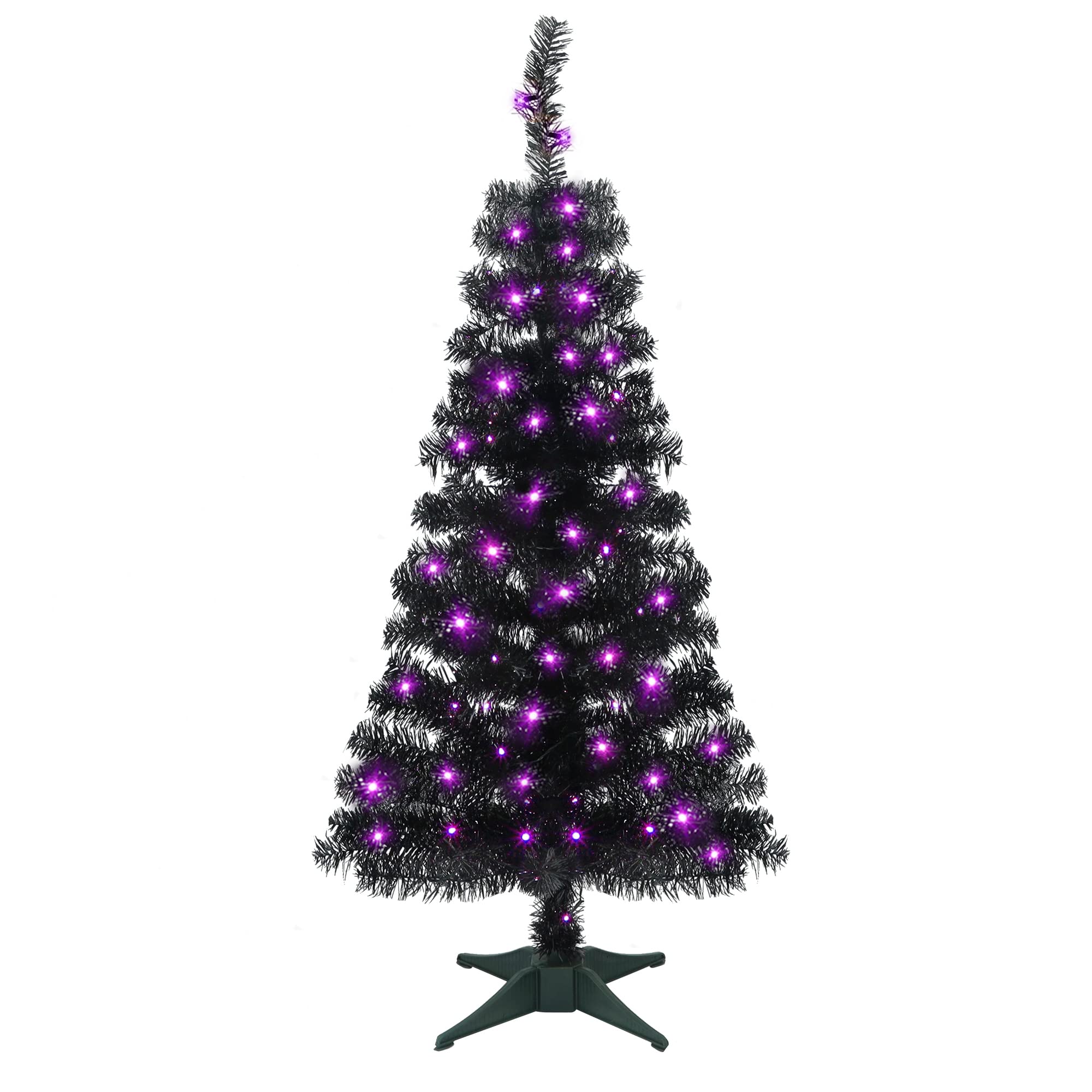 Juegoal front view of black 4FT tree showing full silhouette and dramatic appeal