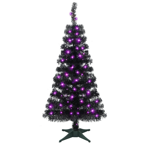 Juegoal front view of black 4FT tree showing full silhouette and dramatic appeal