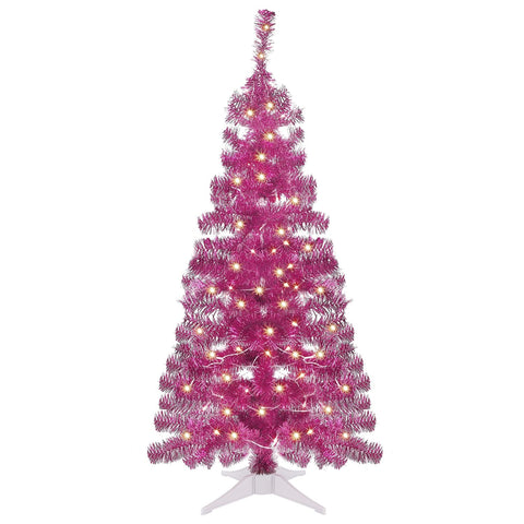 Juegoal pink tree used at a party creating cheerful atmosphere and decor