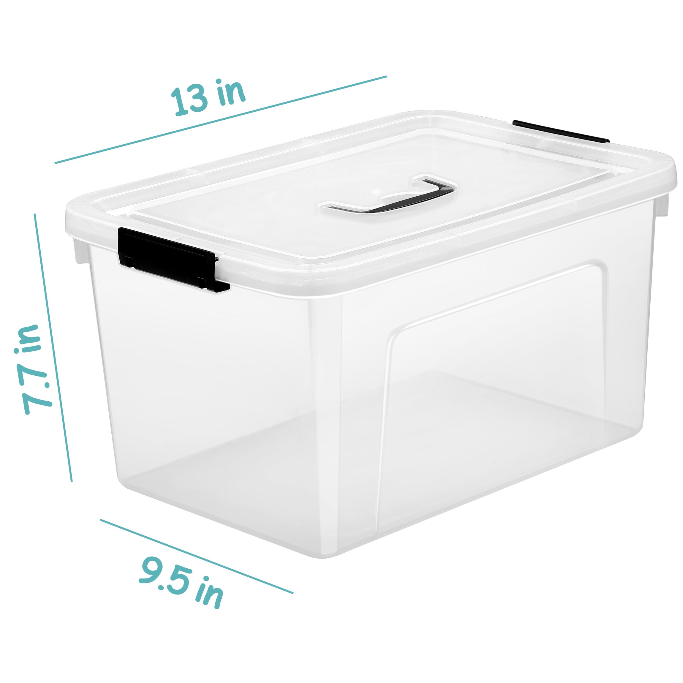 JUJIAJIA detailed lid and latch close-up illustrating secure closure and dust protection benefit